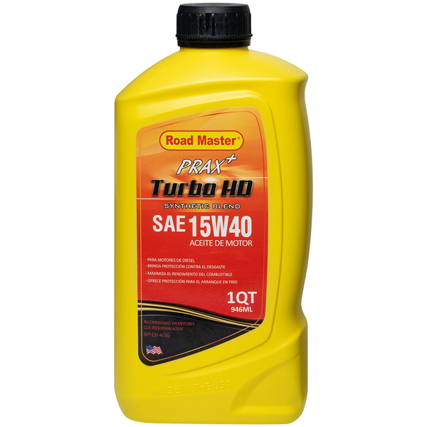 Aceite Prax+ Turbo HD 15W40 de 1qt para motor de diésel