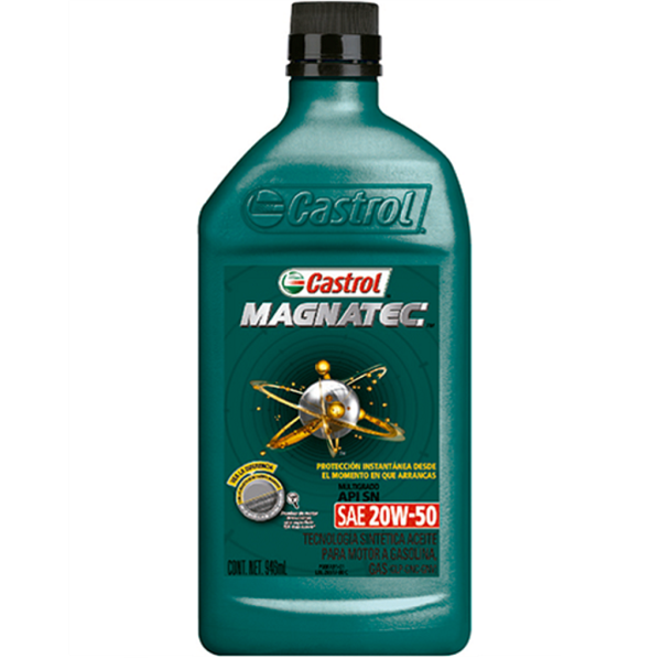 Aceite sintético Magnatec 20W50 de 1/4gl para automóvil
