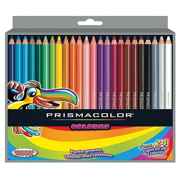 Lápices de colores de punta gruesa 24 unidades PRISMACOLOR