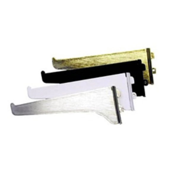 Brazo de riel de 14" de metal decorativo para tablilla de color blanco