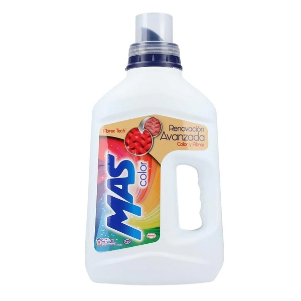 Detergente líquido concentrado de 2L para ropa de color