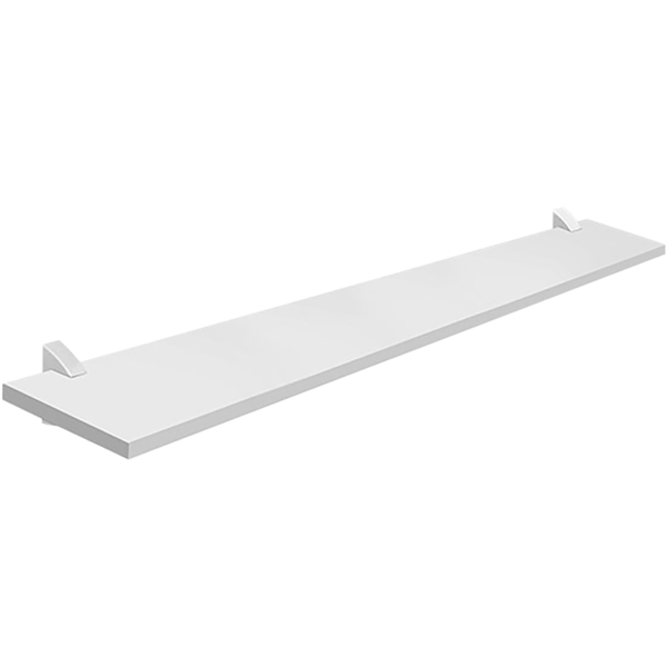 Tablilla recta Concept de 10" x 32" color blanco