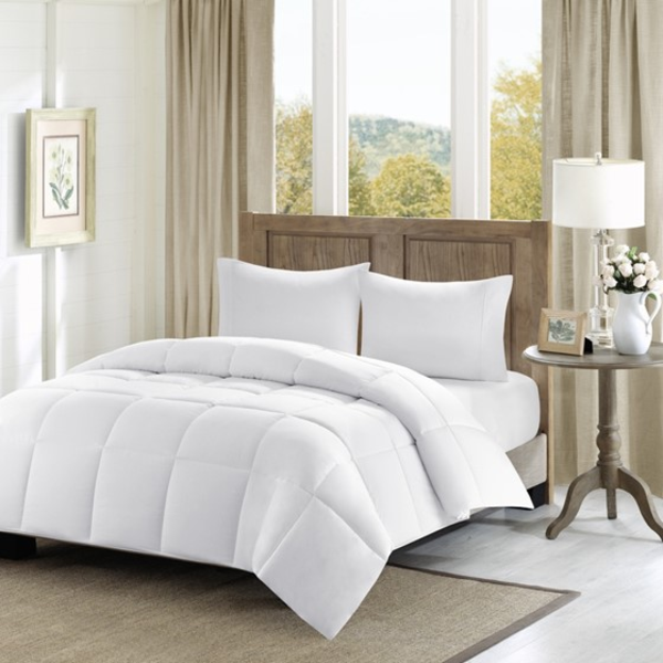Comforter blanco Down Alternative 300 hilos tamaño king
