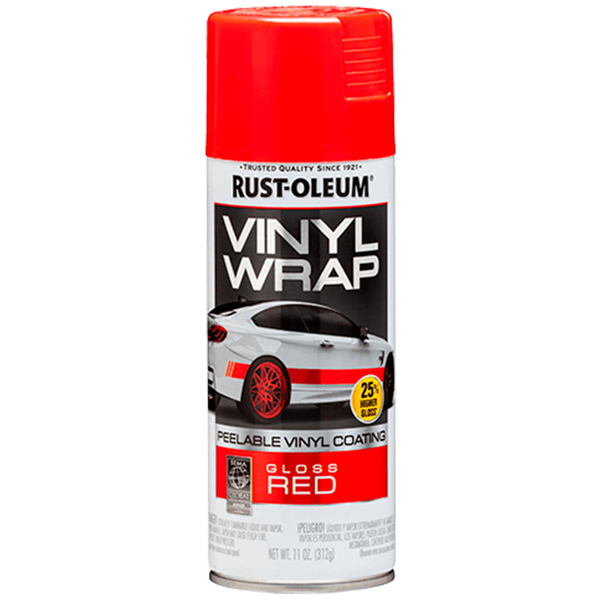 Spray automotriz Vinyl Wrap color rojo de 11oz