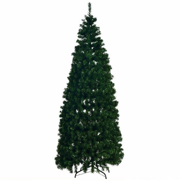 Árbol navideño desplegable de 7' y 1104 puntas de color verde