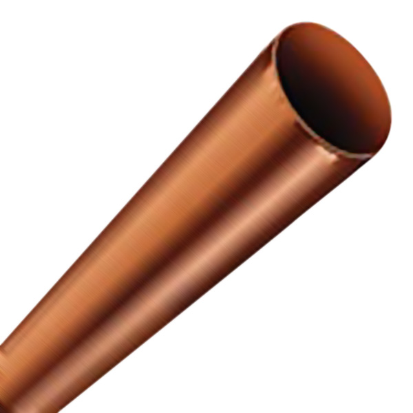 Tubo liso de cobre de 1" x 20'