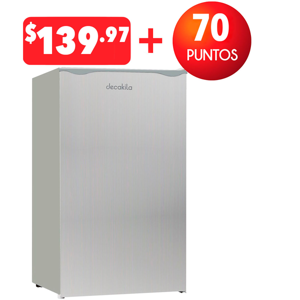 Refrigerador Mini de 3.2 pies³ color gris