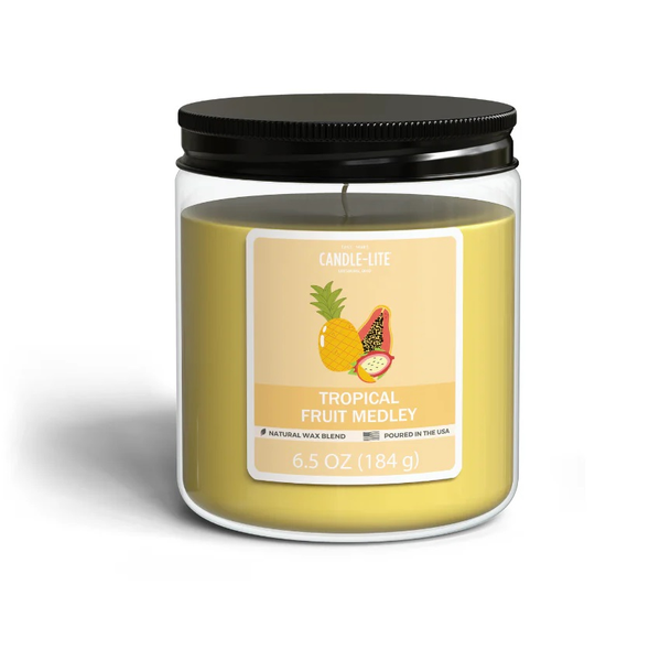 Vela aromática en frasco de 6.5oz aroma Tropical Fruit Medley