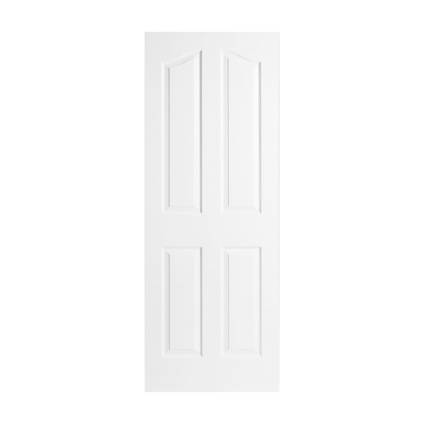 Puerta craftmaster de 30" x 7' de 4 paneles Carmel blanca
