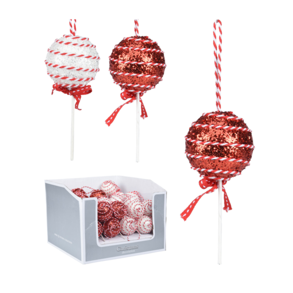 Ornamentos Lollipop 6cm  - Surtidos