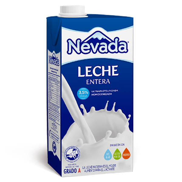 Leche entera 1000 ml- NEVADA