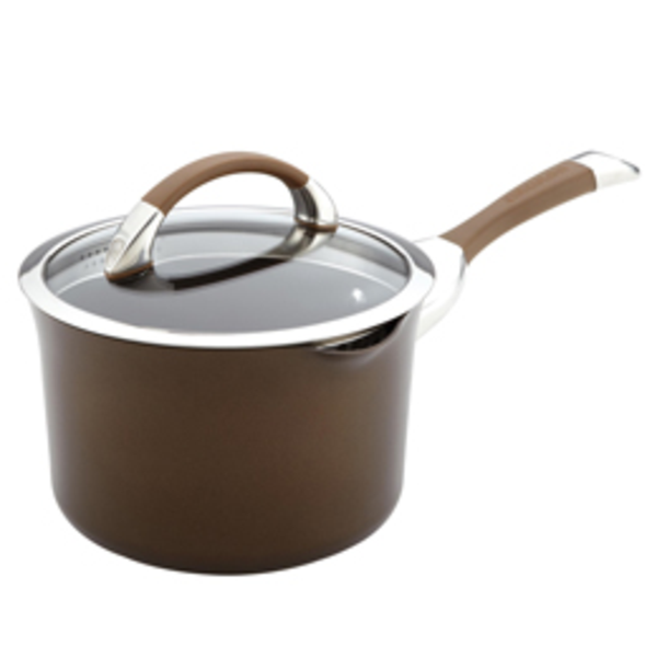 Cacerola 3.5 cuartos de galón con tapa, color chocolate - Faberware