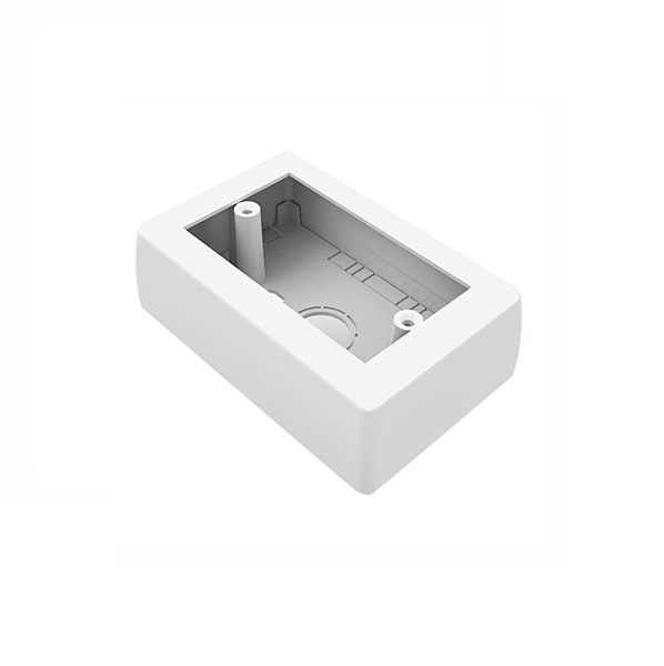 Caja rectangular para moldura de 45mm de color blanco