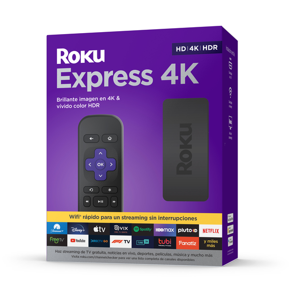 Reproductor streaming Express 4K color negro