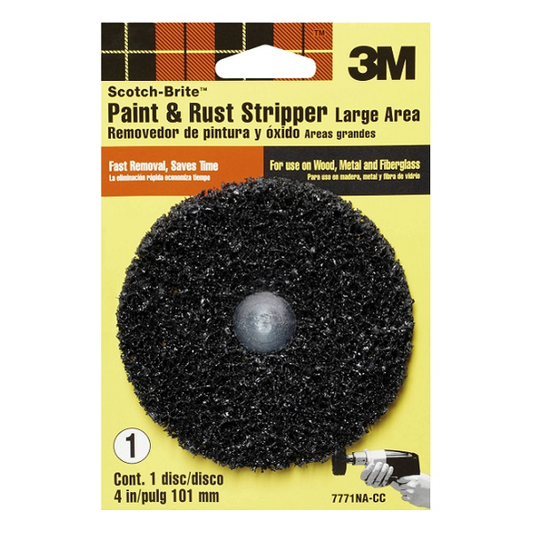 Disco removedor pintura de 4" de color negro 3M
