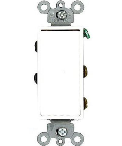 Interruptor de 4 vías decora de 15Amp. y 120/277V de color blanco