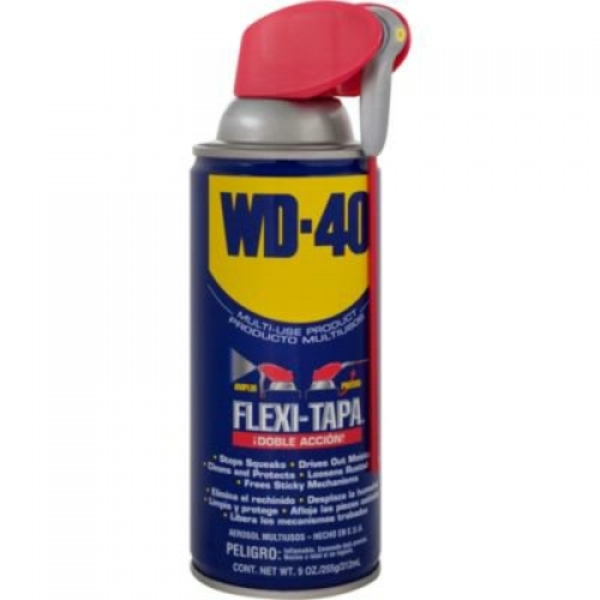 Lubricante WD40 de 9oz flexitapa es un producto multiuso WD40