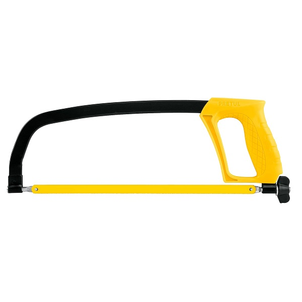 Segueta arco de solera de 12" de color amarillo y negro