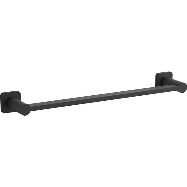 Toallero de barra de 18" Parallel® acabado negro mate