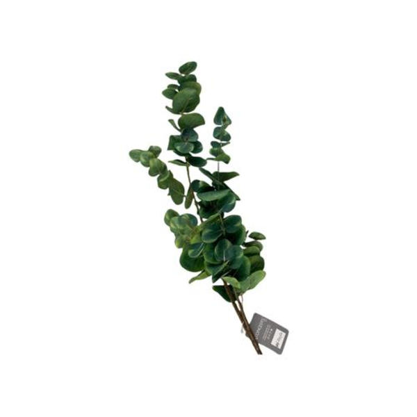 Rama de relleno artificial 88cm decorativa de eucalipto color verde