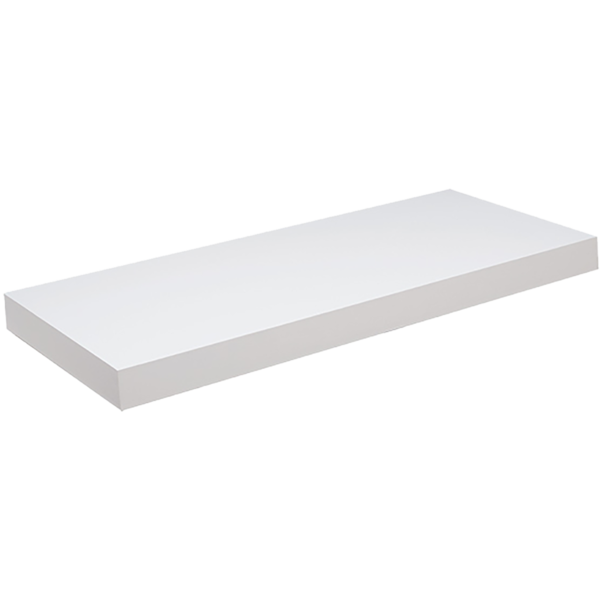 Tablilla recta Tendeza de 4cm x 25cm x 60cm color blanco