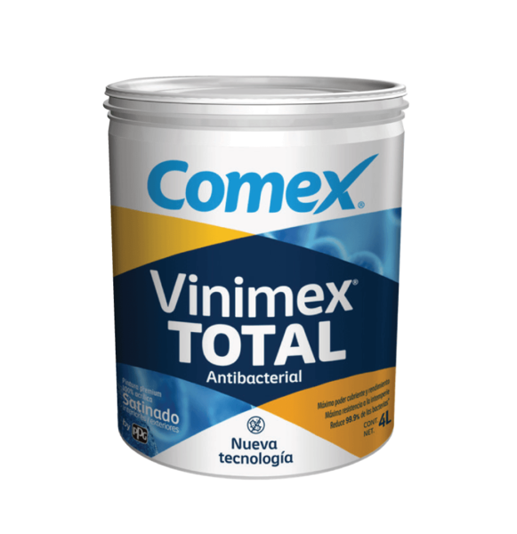 Pintura Acrílica Vinimex Total base accent de acabado mate de 1gl