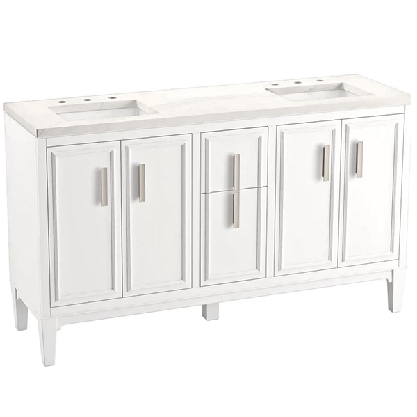 Mueble de baño de 60" Southerk™ color blanco