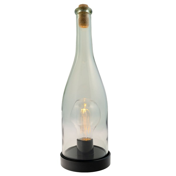 Lámpara decorativa de botella bombillo Edison vintage