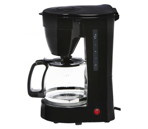 Cafetera Coffemax6 con capacidad de 6 tazas color negro