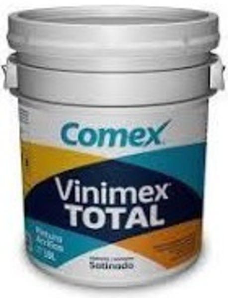 Pintura Acrílica Vinimex Total de acabado mate blanco de 5gl