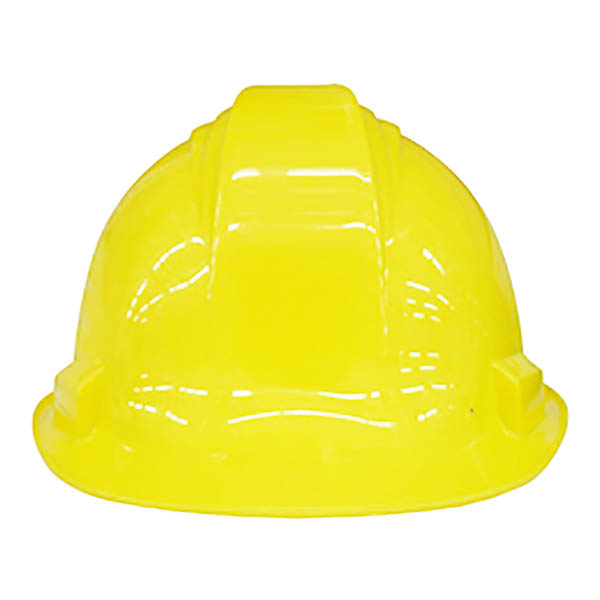 Casco de seguridad de plástico, fuerte y durable color amarillo NORTH