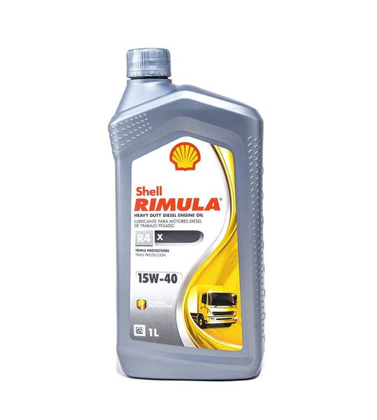 Aceite sintético 15w40 Shell Rimula R4 X de 1 Litro