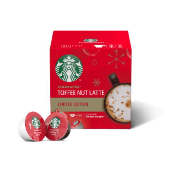 Caja de cápsulas de café Toffee Nut Latte - 12 unidades