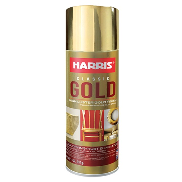 Esmalte en aerosol Classic Gold color dorado de 11oz