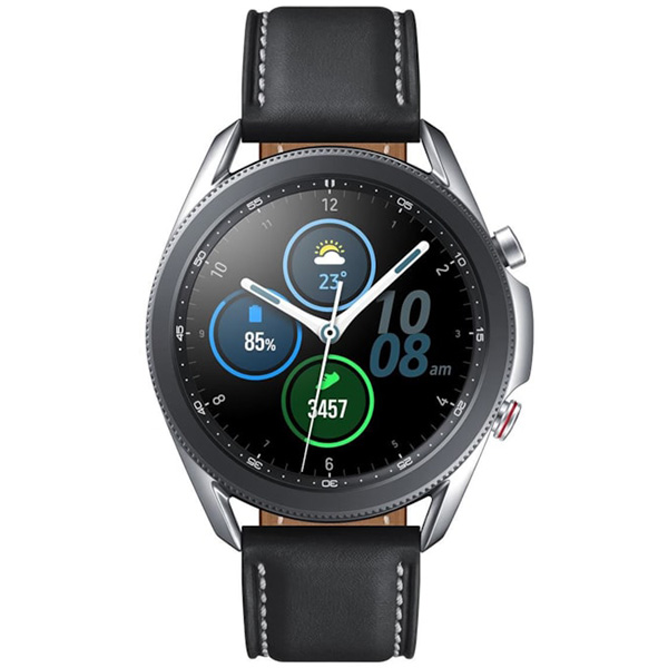 Reloj inteligente Galaxy Watch3 de 45mm color plateado