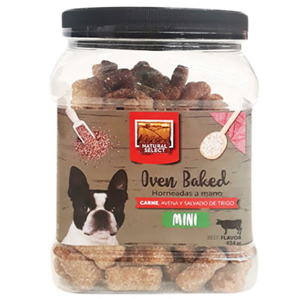 Galletas horneadas Mini de 454g para perros adultos pequeños