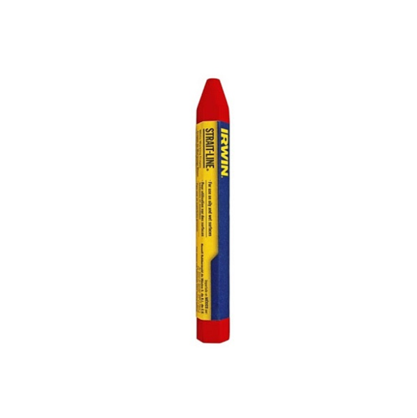 Lápiz crayón de 4-1/2" color rojo para marcación