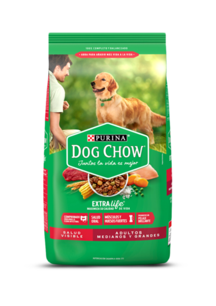 Alimento seco Dog Chow de 2kg para perro adulto raza mediana y grande