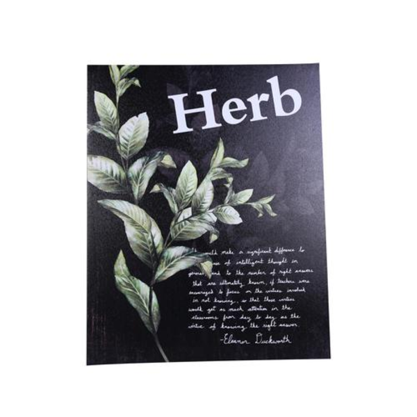 Cuadro decorativo de 40cm x 50cm diseño Herb
