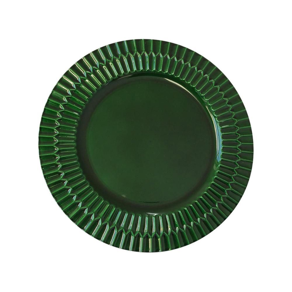 Portaplato base de 33cm redondo color verde