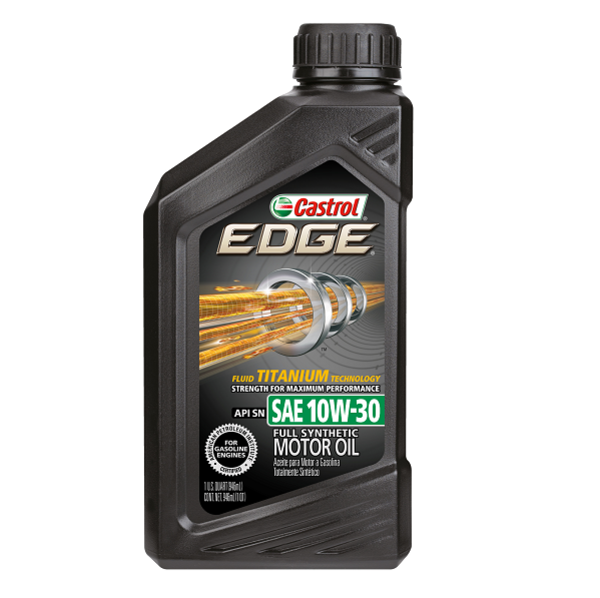 Aceite sintético Edge 10W30 de 1/4gl para automóvil