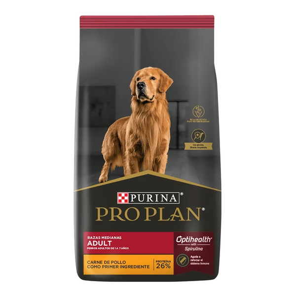 Alimento seco Pro Plan de 3kg para perro adulto de raza mediana