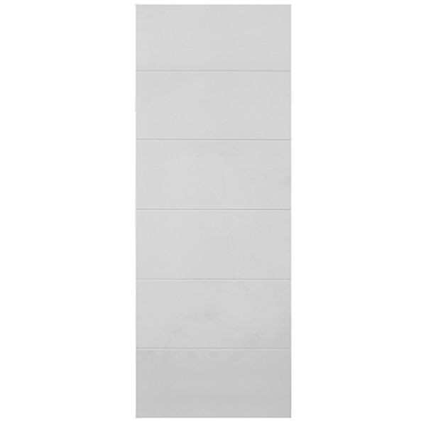 Puerta de metal de 3' x 7' Toscana blanca