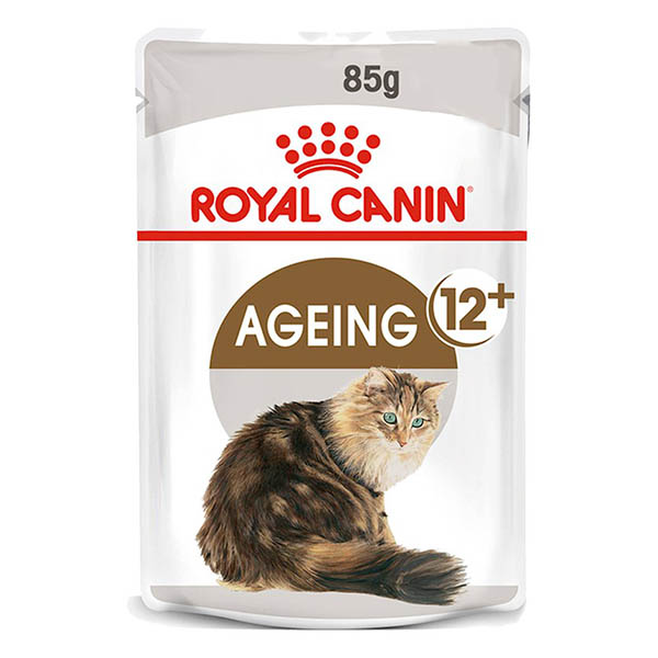 Alimento húmedo en sobre de 85g Ageing 12+ en salsa para gatos adultos