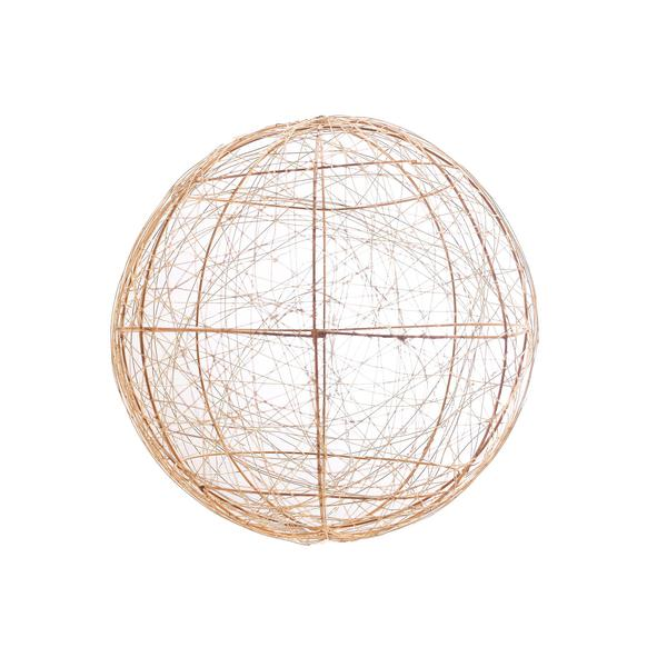 Esfera con luz de 30cm de color dorado
