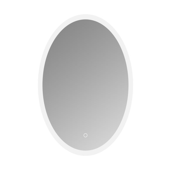 Espejo de pared ovalado para baño 80cm x 60cm