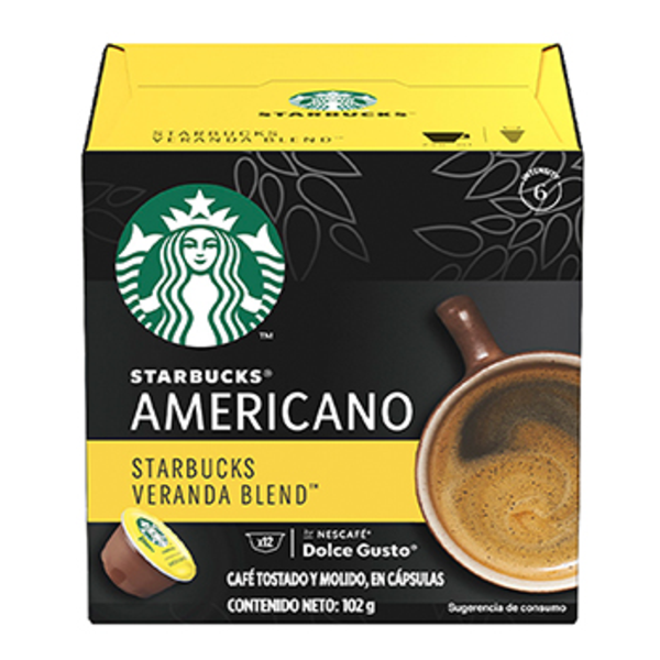 Caja de cápsulas de café Americano Veranda Blend -12 cápsulas