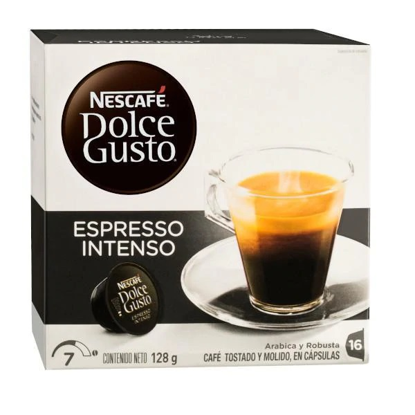 Cápsula Dolce Gusto sabor Espresso intenso - 16 unidades