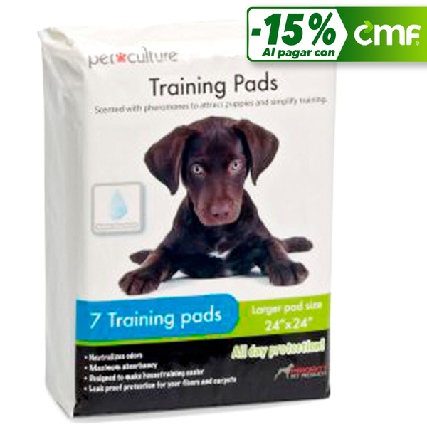 Pad de entrenamiento de 24" x 24" para mascotas - 14 unidades