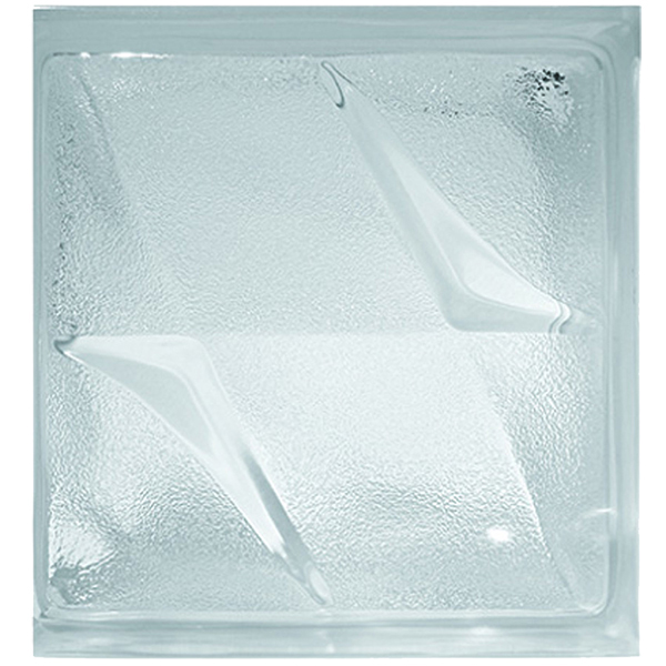 Bloque vidrio modelo Frost bista de pared para uso interior y exterior